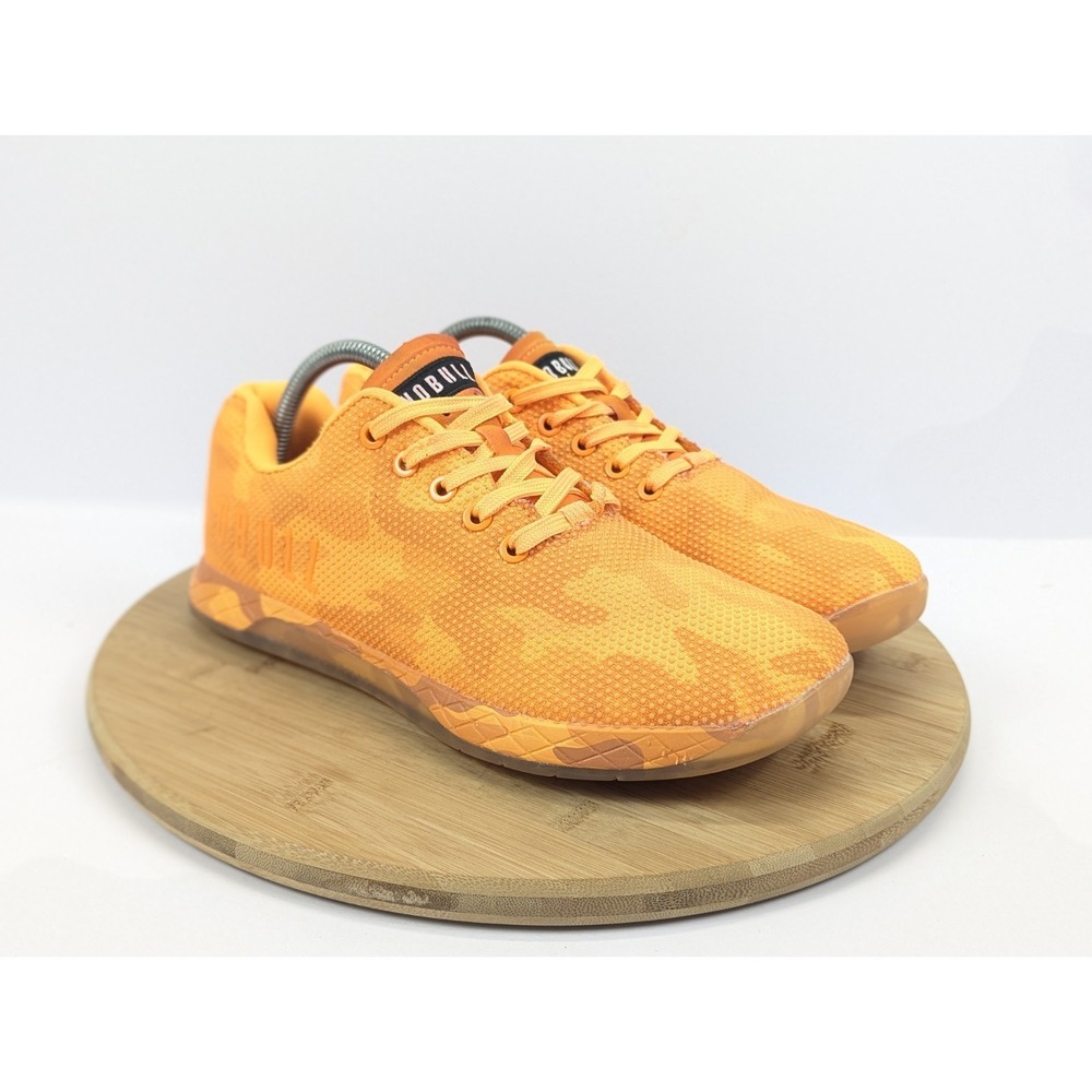 Nobull Outwork Trainer Mens 8.5 Orange Camo Womans 10 Camouflage Sneakers